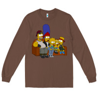 Chestnut simpson family Long Sleeve Tee - linhVisuals