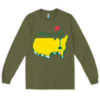 Army Green MASTERS TOURNAMENT GOLF 2022 Long Sleeve Tee - linhVisuals