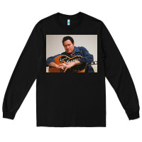 Black lefty frizzell's music collected in ne Long Sleeve Tee - linhVisuals