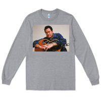 Heather Grey lefty frizzell's music collected in ne Long Sleeve Tee - linhVisuals