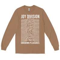 Toasted Coconut JOY DIVISION - UNKNOWN PLEASURES Long Sleeve Tee - linhVisuals