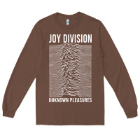 Chestnut JOY DIVISION - UNKNOWN PLEASURES Long Sleeve Tee - linhVisuals