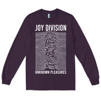Plum JOY DIVISION - UNKNOWN PLEASURES Long Sleeve Tee - linhVisuals