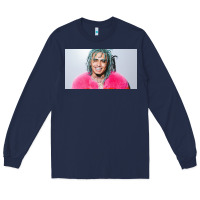 Navy chinese rappers beef with lil pump Long Sleeve Tee - linhVisuals