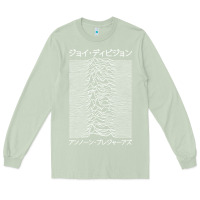 Matcha JOY DIVISION - UNKNOWN PLEASURES - JAPANESE Long Sleeve Tee - linhVisuals