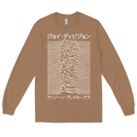 Toasted Coconut JOY DIVISION - UNKNOWN PLEASURES - JAPANESE Long Sleeve Tee - linhVisuals