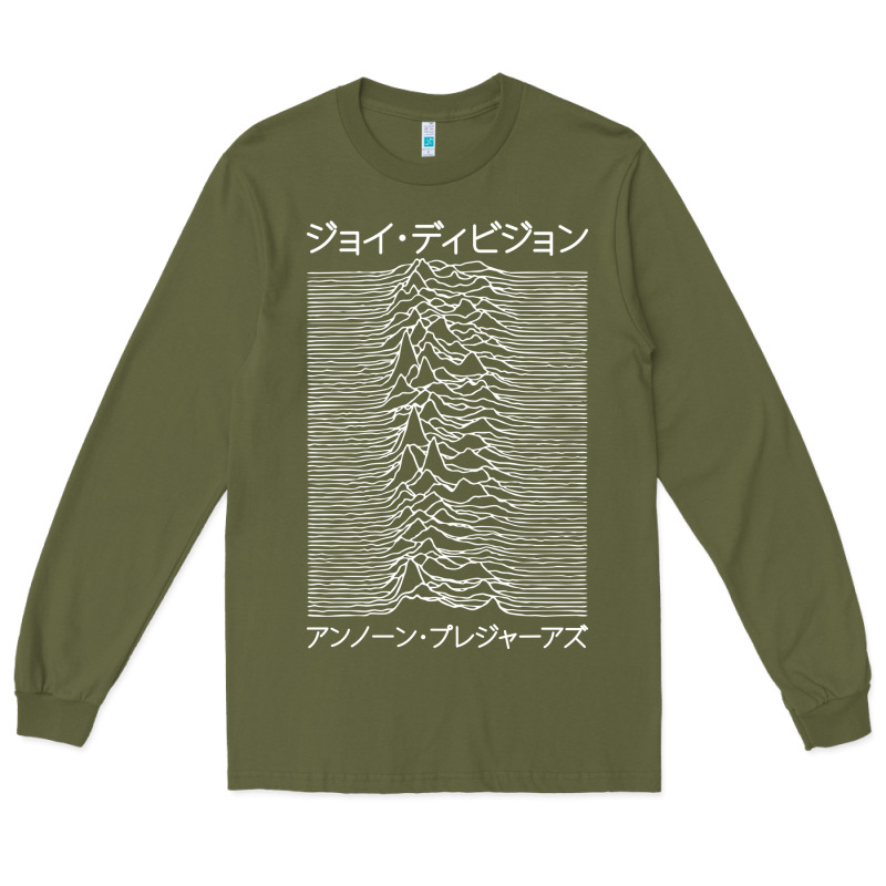 Joy Division - Unknown Pleasures - Japanese Long Sleeve Tee by linhVisuals | Teevron