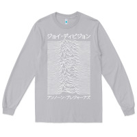 Moon Dust JOY DIVISION - UNKNOWN PLEASURES - JAPANESE Long Sleeve Tee - linhVisuals