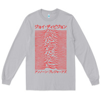 Moon Dust JOY DIVISION - UNKNOWN PLEASURES - JAPANESE Long Sleeve Tee - linhVisuals