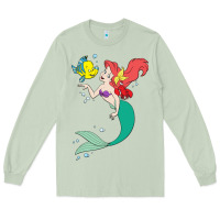Matcha ariel mermaid Long Sleeve Tee - linhVisuals