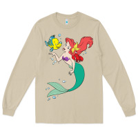 Mushroom ariel mermaid Long Sleeve Tee - linhVisuals