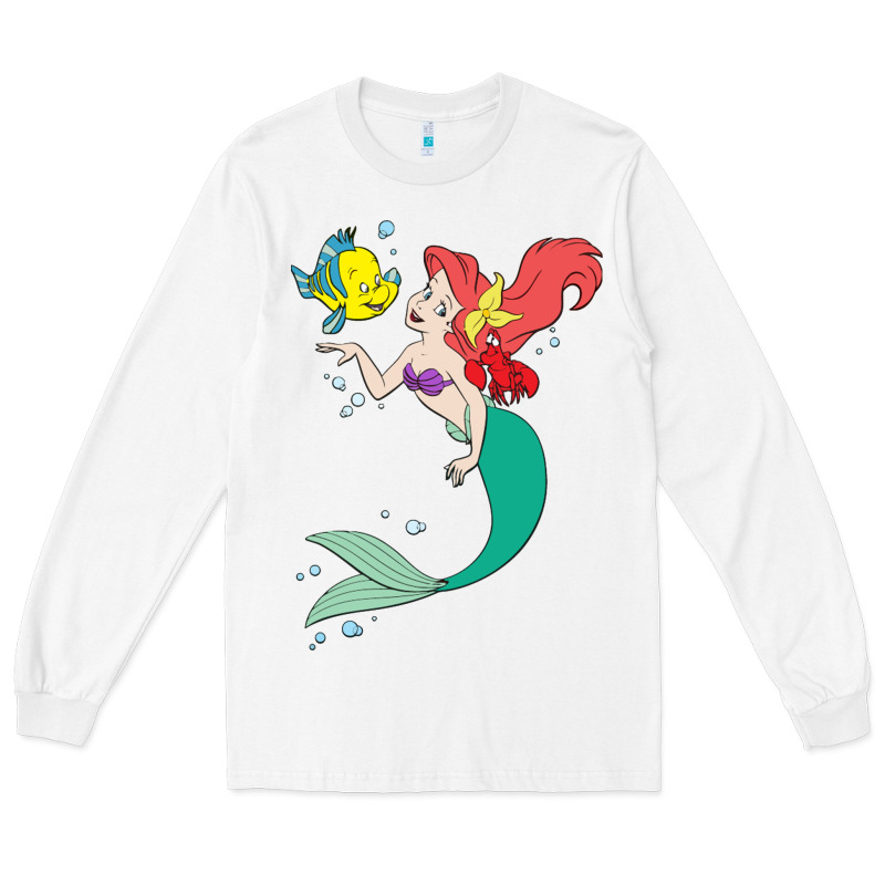 Ariel Mermaid Long Sleeve Tee by linhVisuals | Teevron