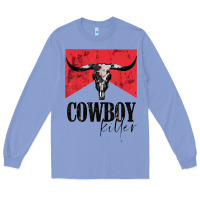 Colony Blue cowboy killer tshirt Long Sleeve Tee - linhVisuals