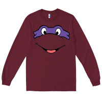 Burgundy donatello Long Sleeve Tee - linhVisuals