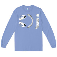 Colony Blue dj music tshirt Long Sleeve Tee - linhVisuals