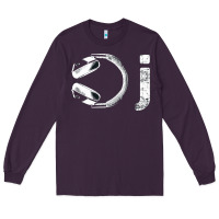 Plum dj music tshirt Long Sleeve Tee - linhVisuals