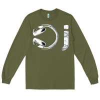 Army Green dj music tshirt Long Sleeve Tee - linhVisuals