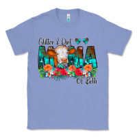 Colony Blue Glitter Dirt Mama Of Both Cow Flowers Classic Tee - CowCowDesign