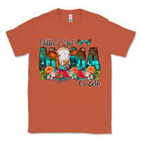 Copper Glitter Dirt Mama Of Both Cow Flowers Classic Tee - CowCowDesign