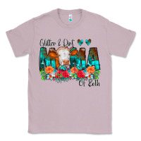 Lilac Glitter Dirt Mama Of Both Cow Flowers Classic Tee - CowCowDesign