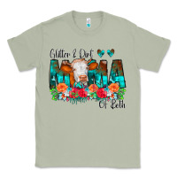 Matcha Glitter Dirt Mama Of Both Cow Flowers Classic Tee - CowCowDesign