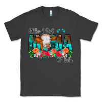 Smoke Glitter Dirt Mama Of Both Cow Flowers Classic Tee - CowCowDesign
