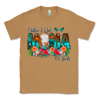 Toasted Coconut Glitter Dirt Mama Of Both Cow Flowers Classic Tee - CowCowDesign