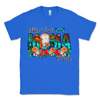 True Royal Glitter Dirt Mama Of Both Cow Flowers Classic Tee - CowCowDesign