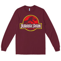 Burgundy jur4551c park tshirt1 Long Sleeve Tee - linhVisuals