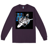 Plum Buddy Guy  Best Player Bluess Legend Long Sleeve Tee - linhVisuals