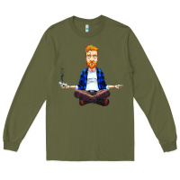 Army Green tyler smedi childers Long Sleeve Tee - linhVisuals