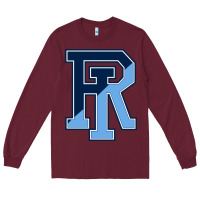 Burgundy Rhode Island Gifts, Rams Vintage Long Sleeve Tee - linhVisuals