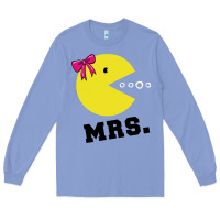 Colony Blue Mrs Pacman Long Sleeve Tee - linhVisuals