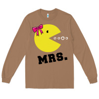 Toasted Coconut Mrs Pacman Long Sleeve Tee - linhVisuals