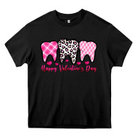 Black happy valentines day dentist Heavy Core Tee - OliviaCreatesArt