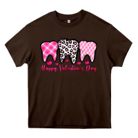 Chocolate Brown happy valentines day dentist Heavy Core Tee - OliviaCreatesArt