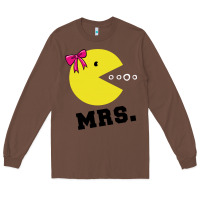 Chestnut Mrs Pacman Long Sleeve Tee - linhVisuals