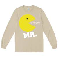 Mushroom Mr Pacman Long Sleeve Tee - linhVisuals