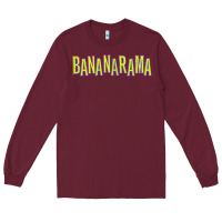 Burgundy best of grup music  bananarama Long Sleeve Tee - linhVisuals