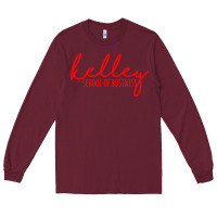 Burgundy kelley school of business Long Sleeve Tee - linhVisuals