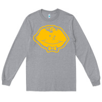 Heather Grey lemonhead vintage Long Sleeve Tee - linhVisuals
