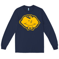 Navy lemonhead vintage Long Sleeve Tee - linhVisuals