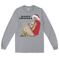 Heather Grey KENNY CHESNEY Long Sleeve Tee - linhVisuals