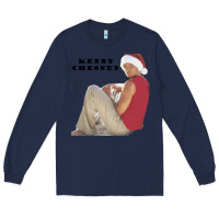 Navy KENNY CHESNEY Long Sleeve Tee - linhVisuals