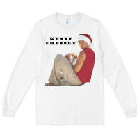 White KENNY CHESNEY Long Sleeve Tee - linhVisuals