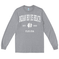 Heather Grey indian rocks beach florida vintage shamrock sports zip hoodie Long Sleeve Tee - linhVisuals
