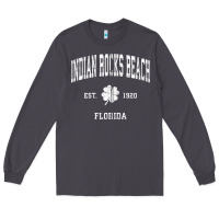 Smoke indian rocks beach florida vintage shamrock sports zip hoodie Long Sleeve Tee - linhVisuals
