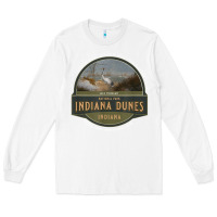 White indiana dunes national park lake michigan beach trails t shirt Long Sleeve Tee - linhVisuals