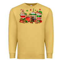 Antique Gold Christmas elfs coffee Premium Sweatshirt - Jasminsmagicworld