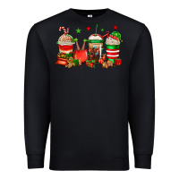 Black Christmas elfs coffee Premium Sweatshirt - Jasminsmagicworld